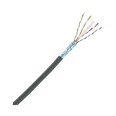 Bobina de Cable Planta Externa con Gel, de 4 pares, Cat6A, UTP, Color Negro, 305m